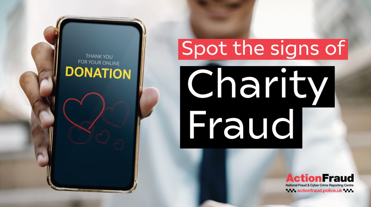 Spot the signs of charity fraud